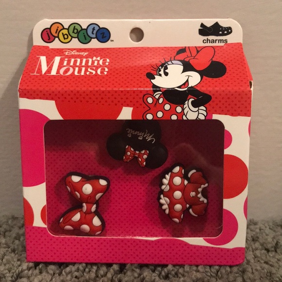 minnie mouse croc charms